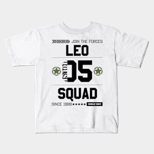 Zodiac Majesty Leo Squad Black Kids T-Shirt
